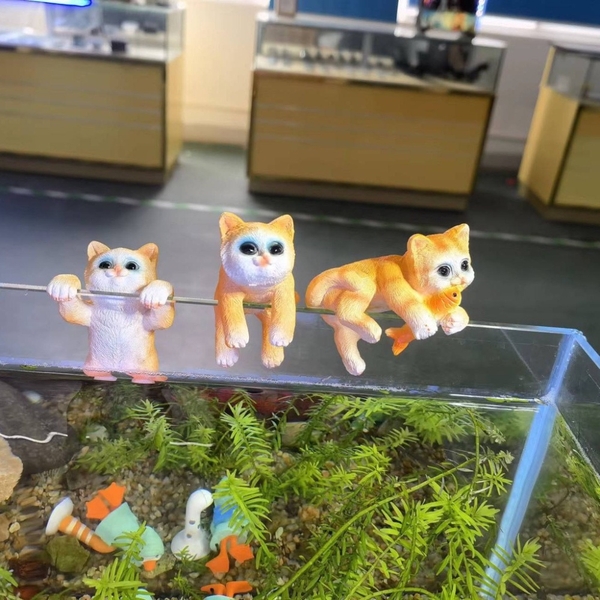 Mèo trang trí bể cá cảnh 1 con lấy ngẫu nhiên