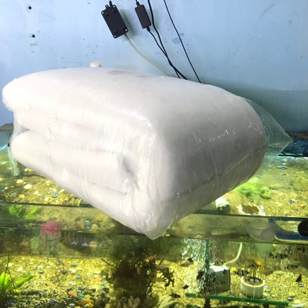 Bông lọc nước hồ cá , bông lọc kg, gòn lọc nước bể cá ( 1kg loại tốt )