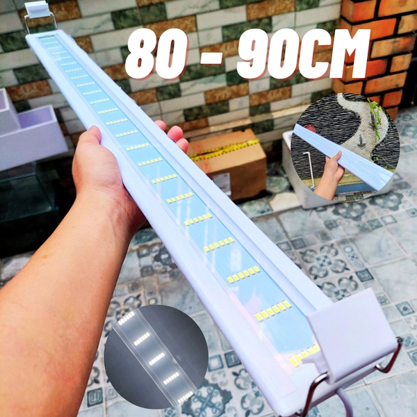 Đèn led bể cá 6 DÃY LED dành cho hồ cá từ 80 đến 110cm ÁNH SÁNG TRẮNG