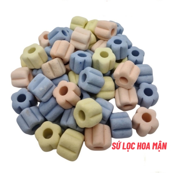 Sứ Lọc Hoa Mận 100g - Vật Liệu Lọc Cho Bể Cá Cảnh, Bể Thủy Sinh