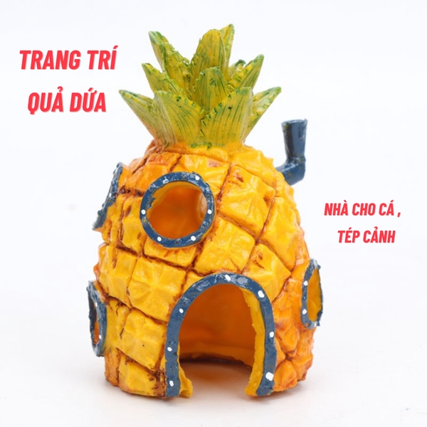 Đồ Chơi Nhà Quả Khớm Cho Tép Cảnh , Trang trí hồ cá , nơi trú ẩn cho tép và cá cảnh