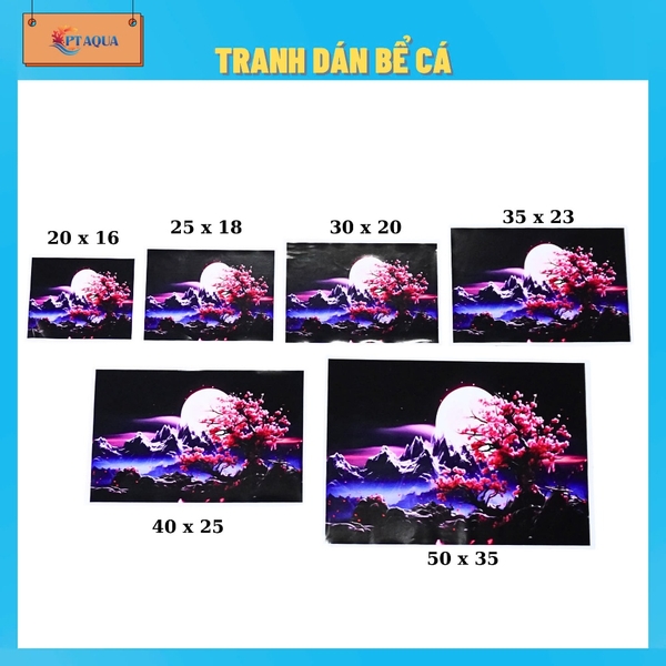 Tranh Bể Cá mini Kích Thước Nhỏ Dành Cho Hồ Cá Đúc Mini Hồ Cá Nhỏ