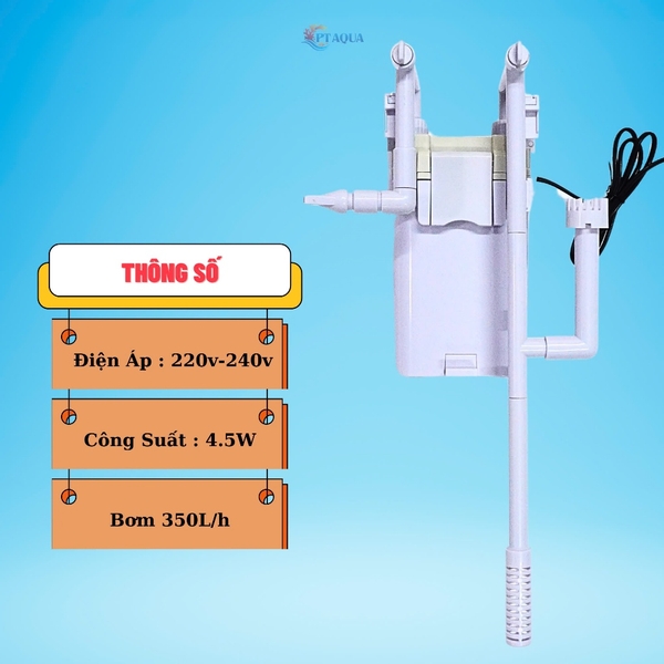 Bộ Lọc Treo Bể Cá QL-108A Cho Bể Cá Cảnh phù hợp hồ 40cm đến 60cm