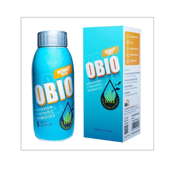 Men vi sinh KOIKA OBIO Làm trong nước giúp khử độc, khử tanh, tăng tốc tiêu hóa cho cá cảnh