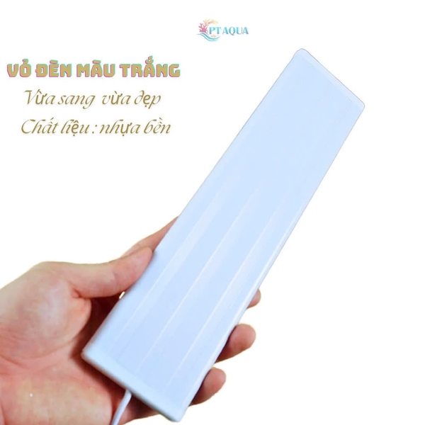Đèn hồ cá ÁNH SÁNG TRẮNG siêu sáng kẹp thành hồ cá cảnh