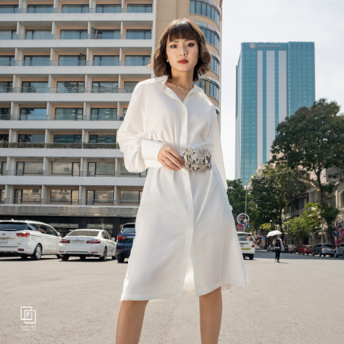 Đầm Sơ Mi Dài Nữ Faslink BST1- MNP01