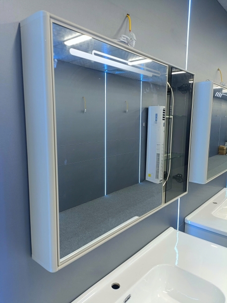 Bộ tủ chậu lavabo, tủ gương phòng tắm TC 013-100