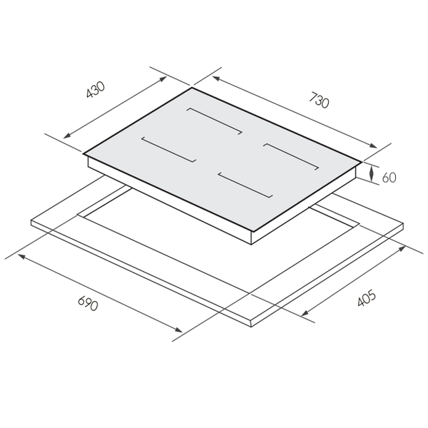 Bếp từ đôi GrandX GX IH686SE