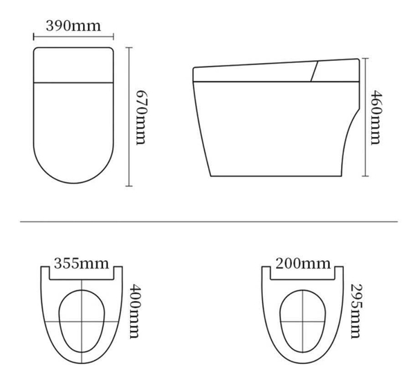 Bồn cầu thông minh CR 6941
