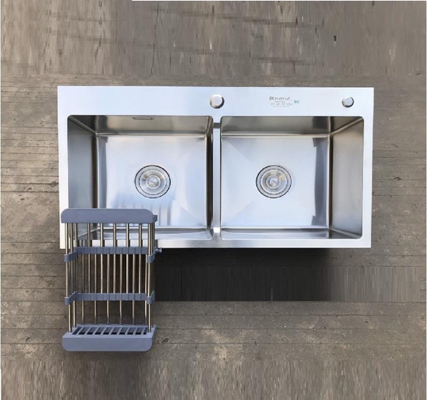 Chậu rửa chén, bát inox 2 hố