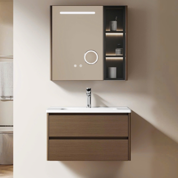 Bộ tủ chậu lavabo, tủ gương phòng tắm CR-T09