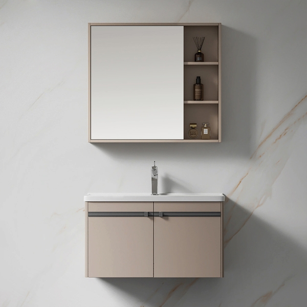 Bộ tủ chậu lavabo, tủ gương phòng tắm MW2702