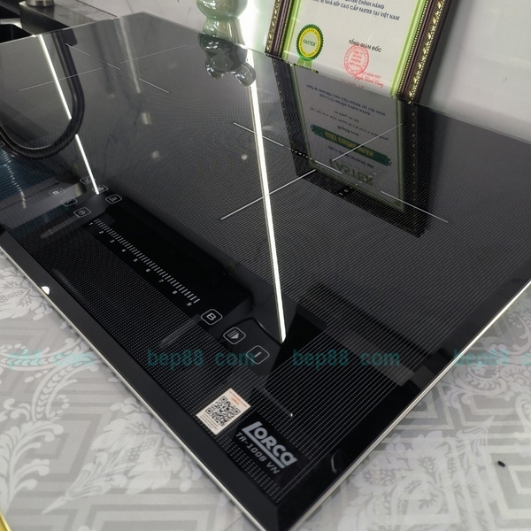 BẾP TỪ ĐÔI LORCA TA 1008 VN | Tặng máy hút mùi | Thế hệ mới | sôi liu diu