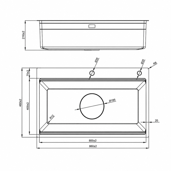 Chậu rửa bát NoBiNox NJ564D