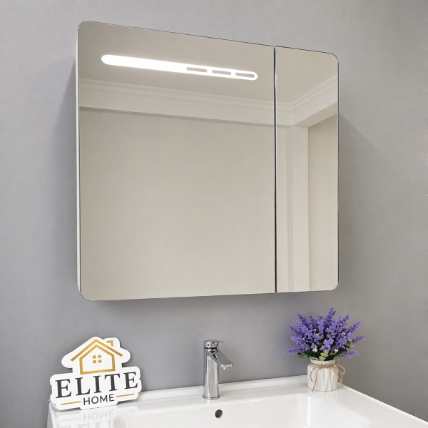 Bộ tủ chậu lavabo, tủ gương phòng tắm TC 009-80