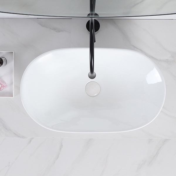 Chậu rửa mặt (lavabo) dương bàn F-CB039