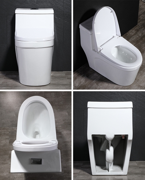 Bồn cầu 1 khối, bệt vệ sinh F-038
