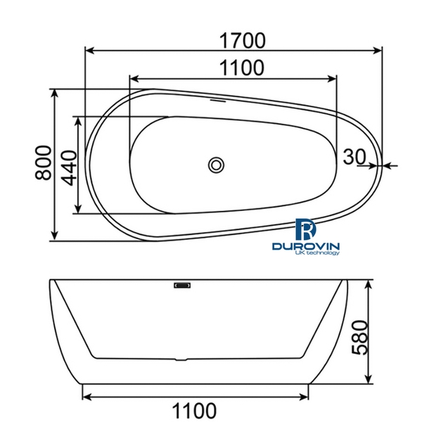 Bồn Tắm Giọt Nước DRV-1214