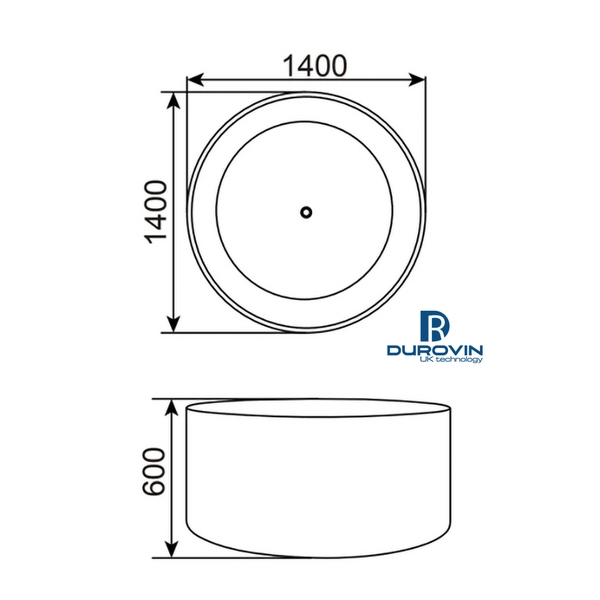 Bồn Tắm Tròn DRV-1232