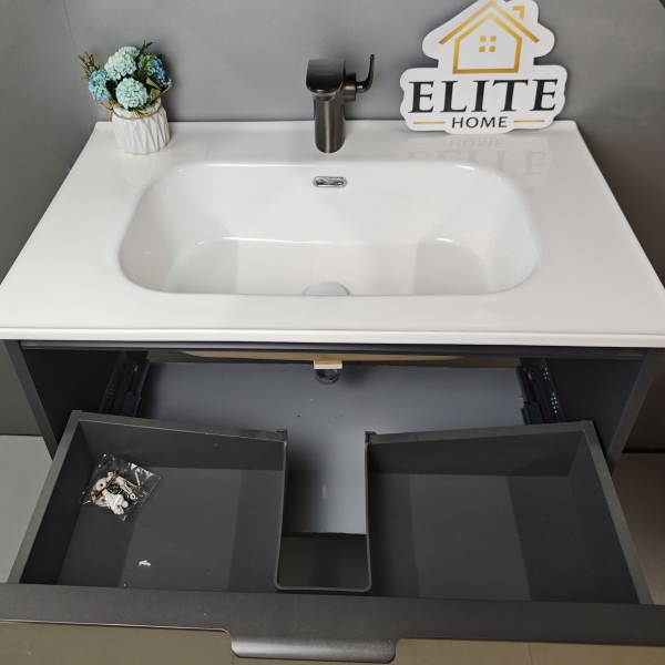 Bộ tủ chậu lavabo, tủ gương phòng tắm TC 034-80