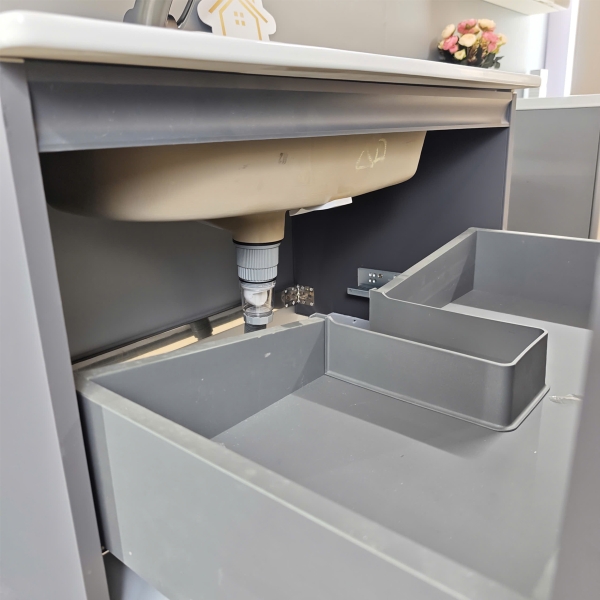 Bộ tủ chậu lavabo, tủ gương phòng tắm TC 034-80