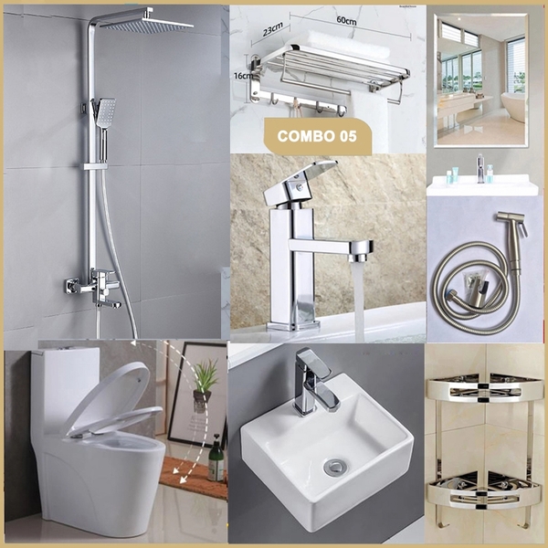 Combo phòng tắm, combo nhà tắm 05