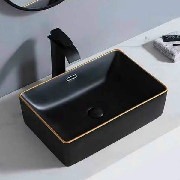 Chậu rửa mặt (lavabo) dương bàn F-CB018