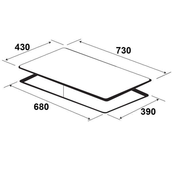 Bếp từ đôi KAFF KF-FL68II New Plus