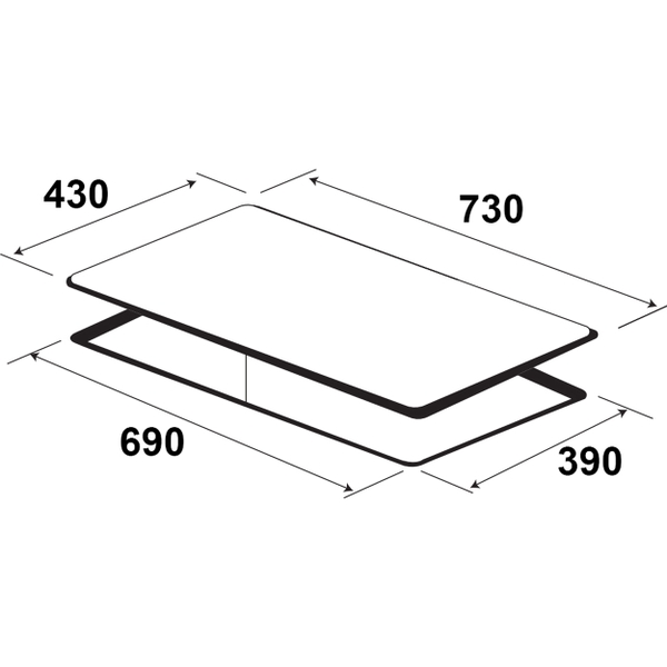 Bếp từ đôi KAFF KF-073II – Mâm từ E.G.O Đức