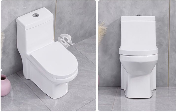 Bồn cầu 1 khối, bệt vệ sinh F-021