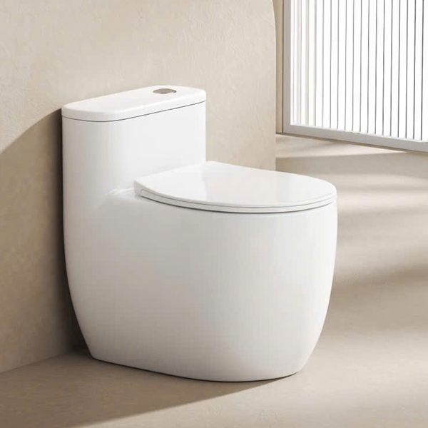 Bồn cầu 1 khối, bệt vệ sinh CR6664