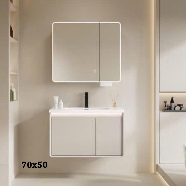 Bộ tủ chậu lavabo, tủ gương phòng tắm CR-288