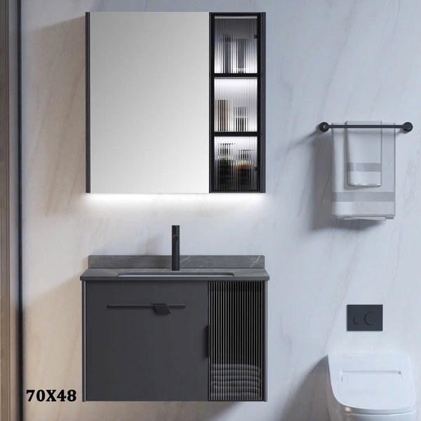 Bộ tủ chậu lavabo, tủ gương phòng tắm CR-213