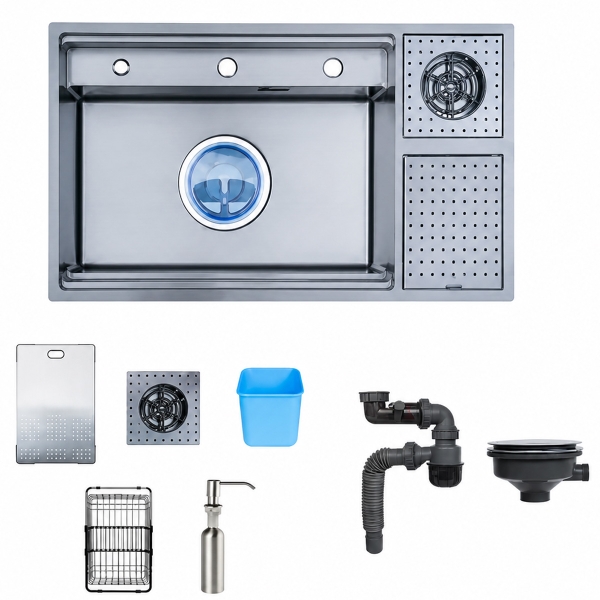 Chậu rửa bát NoBiNox NJ510B