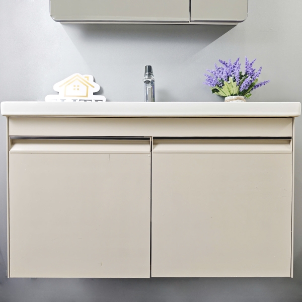 Bộ tủ chậu lavabo, tủ gương phòng tắm TC 009-80