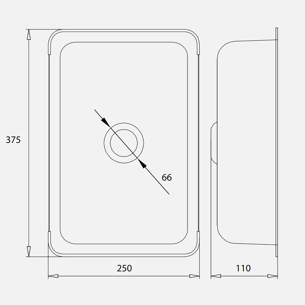 Chậu rửa nhỏ inox Kluger KSWB – 401FB