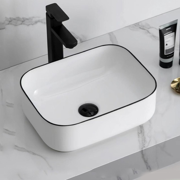 Chậu rửa mặt (lavabo) dương bàn F-CB021
