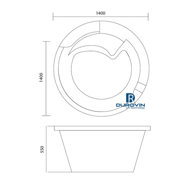 Bồn Tắm Tròn DRV-2321