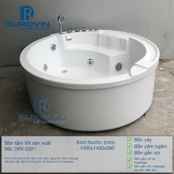 Bồn Tắm Tròn DRV-2321