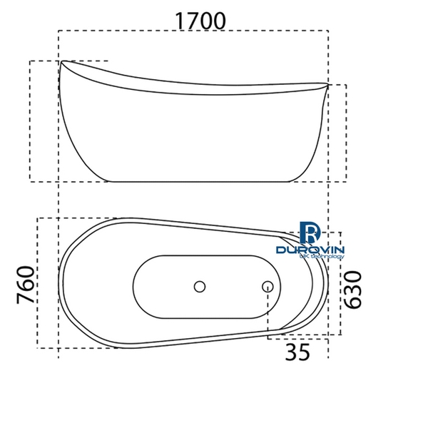 Bồn Cá Heo Massage DRV-2429