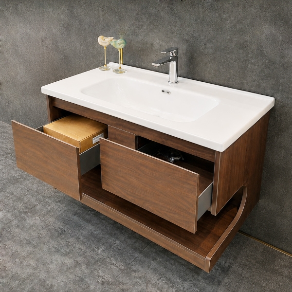 Bộ tủ chậu lavabo, tủ gương phòng tắm WLA01