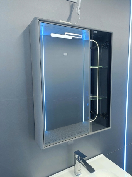 Bộ tủ chậu lavabo, tủ gương phòng tắm TC 014-60