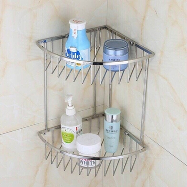 Kệ góc phòng tắm nan