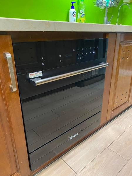 Máy rửa bát Texgio Dishwasher TGWF98SB Smart - 8 Bộ Nâng cấp 11 Bộ - Kết Nối WIFI, Sấy Khí Nóng, Diệt Khuẩn UV