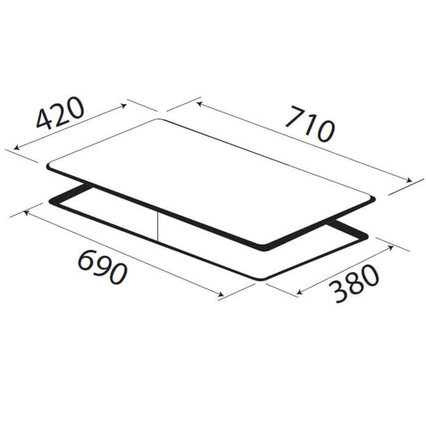 Bếp Từ đôi  KAFF KF-IH202II Nhập Khẩu Đức