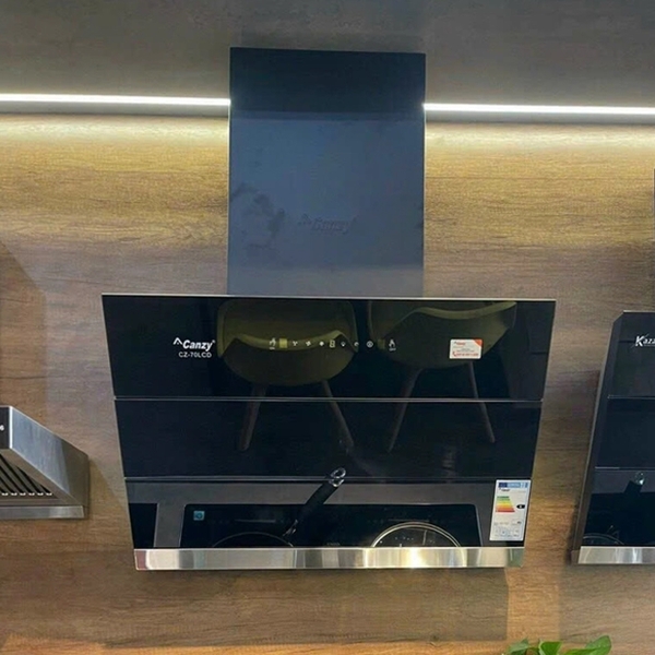 Máy Hút Mùi Canzy CZ 70LCD Kính Vát