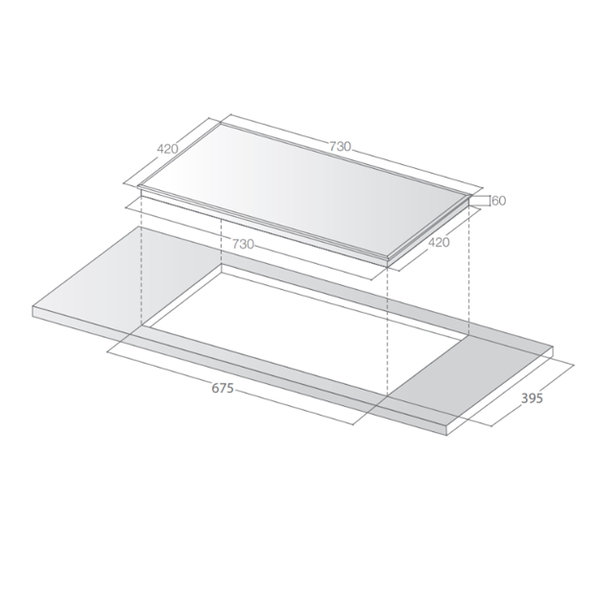 Bếp từ đôi Lorca TA 1006 Plus