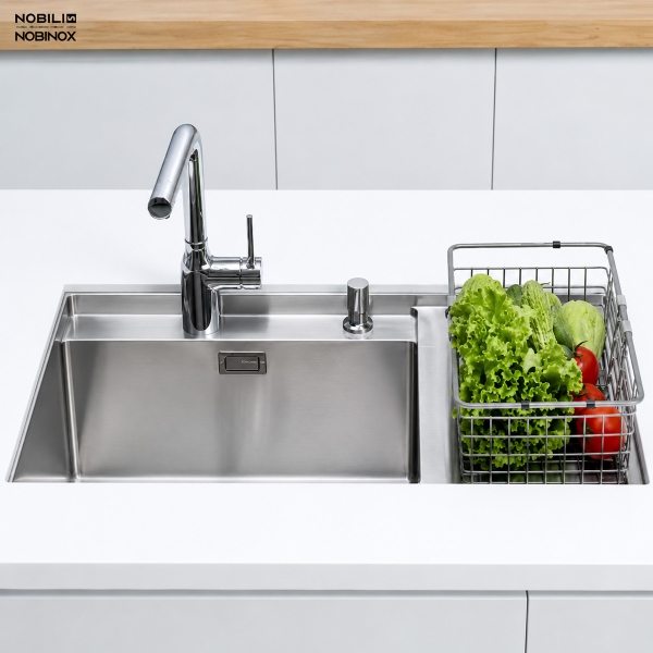 Chậu rửa bát NoBiNox NJ558B