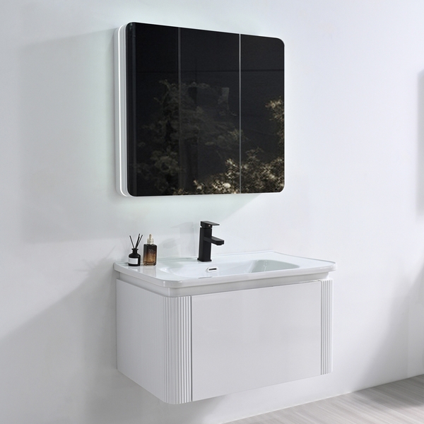 Bộ tủ chậu lavabo, tủ gương phòng tắm MW2823