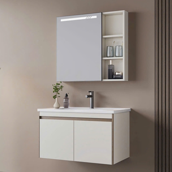 Bộ tủ chậu lavabo, tủ gương phòng tắm CR-298